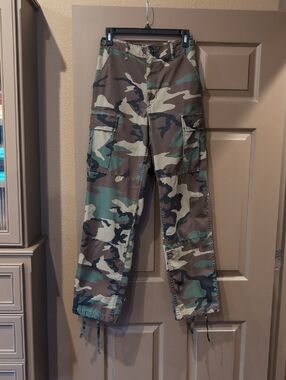 Camo Cargo Pants Army Surplus Style